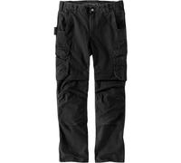 Carhartt Relaxed Fit Straight Steel Rugged Flex Ripstop Double-Front Cargo Pantaloni, nero, taglia 32 34 per maschi