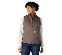 Carhartt Sherpa Lined Mock Neck Gilet donna, grigio, taglia XL per donne