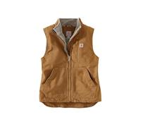 Carhartt Relaxed Fit Washed Duck Sherpa-lined Mock-neck Vest Gilet Donna (Pacco da 1)
