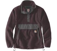 Carhartt Relaxed, pullover in pile da donna L female Rosso Scuro (V27)