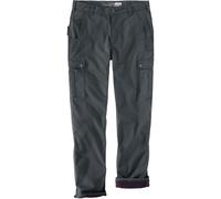 Carhartt Cargo Fleece Lined Work Pantaloni, grigio, taglia 34