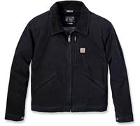 Carhartt Rugged Flex Canvas Detroit, giacca tessile donna L female Nero