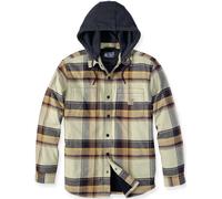 Carhartt Rugged Flex Flannel Hooded Camicia, Marrone scuro, Taglia S