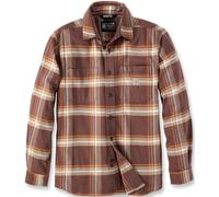 Carhartt Rugged Flex Flannel, camicia S male Marrone/Arancione/Beige