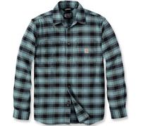 Carhartt Rugged Flex Flannel Plaid Camicia, nero-verde, taglia M