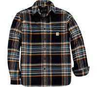 Carhartt Rugged Flex Flannel Plaid, camicia XXL male Nero