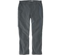 Carhartt Rugged Flex Loose Duck Dungaree, pantaloni in tessuto W32/L32 male Grigio Scuro