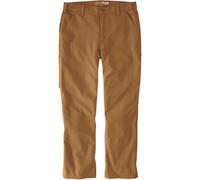 Carhartt Rugged Flex Loose Duck Dungaree, pantaloni in tessuto W36/L32 male Marrone