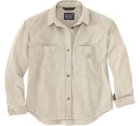 Carhartt Rugged Flex Loose Fit Heavyweight Duck Camicia da donna, beige, taglia L per donne