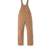 Carhartt Rugged Flex Relaxed Fit Canvas Tuta da donna, marrone, taglia S per donne