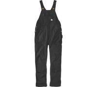 Carhartt Rugged Flex Relaxed Fit Canvas Tuta da donna, nero, Taglia L