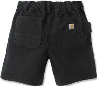 Carhartt Rugged Flex Relaxed Fit Canvas Work Pantaloncini donna, nero, Taglia 4