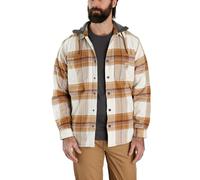 Carhartt Rugged Flex Flannel Hooded Camicia, marrone, taglia M