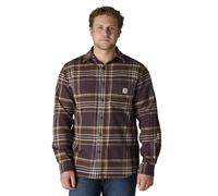 Carhartt Rugged Flex Relaxed Fit Midweight Flannel Long-Sleeve Plaid Shirt Camicia Scozzese a Maniche Lunghe in Flanella di Peso Medio Resistente e Flessibile Uomo (Pacco da 1)