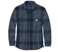 Carhartt Rugged Flex™ Relaxed Fit Midweight Flannel - Maglietta da uomo a maniche lunghe a quadri (confezione da 1), Thundercloud, 3XL