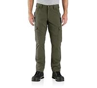 Carhartt Rugged Flex Relaxed Fit Ripstop Cargo Work Pant Pantaloni utili da Lavoro, Basil, 30W x 30L Uomo