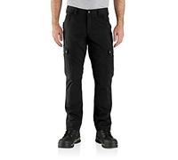 Relaxed Ripstop Cargo Work Pantaloni, nero, taglia 30 per maschi