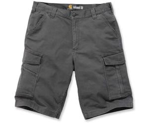 Carhartt Rugged Flex Rigby Cargo pantaloni corti, nero, Taglia 34