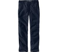Carhartt Pantaloni da lavoro affusolati Rugged Flex Straight Fit in tela a 5 tasche da Uomo, Blu, W33/L32