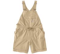 Carhartt Rugged Flex Ripstop Ladies Shortall, beige, Taglia XL