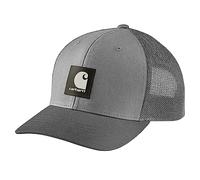 Carhartt Rugged Flex Twill Mesh Back Logo Patch cap Cappellino da Baseball, Asfalto, Taglia Unica Uomo