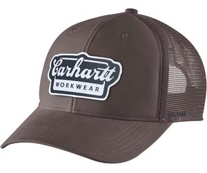 Carhartt Rugged Flex Twill Mesh Script Patch, tappo Taglia unica male Marrone Scuro (Bb3)