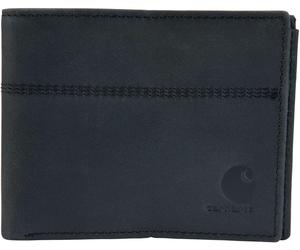 Carhartt Saddle Leather Bifold Portafoglio, nero per maschi
