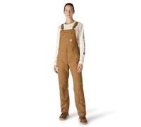 Carhartt, Salopette Rugged Flex® in cotone canvas, Loose Fit Donna, Carhartt® Brown, XL