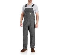Carhartt, Salopette Rugged Flex®, Relaxed Fit Uomo, Ghiaia, W34/L34