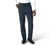 Carhartt Scrubs for Men Force Cross-Flex - Pantaloni a Gamba Dritta con Coulisse e 5 Tasche, Colore: Blu Navy