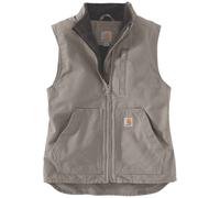 Carhartt Sherpa Lined Mock Neck Gilet donna, grigio, Taglia XL