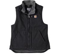 Carhartt Sherpa Lined Mock Neck Gilet donna, nero, Taglia XL