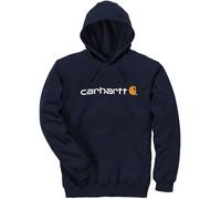 Carhartt Signature Logo Midweight Felpa, blu scuro, Taglia S