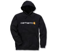 Carhartt Signature Logo Midweight Felpa, nero, Taglia S
