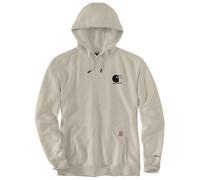 Carhartt - Signature Logo Sweatshirt - Felpa con cappuccio L grigio