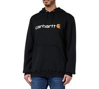 Carhartt Signature Logo Midweight Felpa, nero, taglia S
