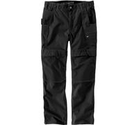 Carhartt Steel Rugged Flex Relaxed Fit Ripstop Double Front Utility Multi Pocket Work Pantaloni, nero, taglia 30 per maschi