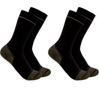 Carhartt Cotton Blend Steel Toe Boot Socken (Confezione da 2), nero, taglia L XL per maschi