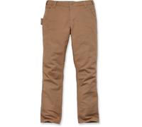 Carhartt Straight Fit Stretch Duck Pantaloni, Marrone chiaro, Taglia 40