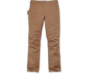 Carhartt Straight Fit Stretch Duck Pantaloni, Marrone chiaro, Taglia 40