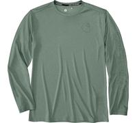 Carhartt - Force Sun Defender Relaxed L/S Logo - Maglia a manica lunga XL turchese