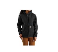 Carhartt Super Dux Relaxed Fit Lightweight Hooded Jacket, Cappotto tradizionale Donna, Nero, M