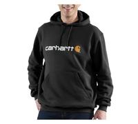 Carhartt Signature Logo Midweight Felpa, nero, taglia S