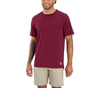 Carhartt LWD, maglietta L male Rosso Scuro