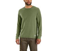 Carhartt Felpa Lightweight Durable Relaxed Fit a maniche lunghe Uomo Verde Taglia L