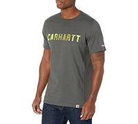 Carhartt Force Flex Block Logo Maglietta, grigio, taglia M
