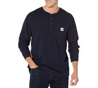 Carhartt Henley Pocket, manica lunga XL male Blu Scuro