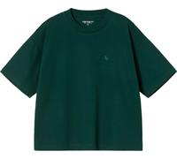 Carhartt - T-shirt in cotone biologico - W' S/S Chester T-Shirt Dark Fir per Donne in Cotone - Taglia M - Verde