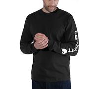 Carhartt Logo Longsleeve, nero, taglia L
