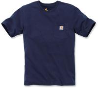 Carhartt T-shirt Uomo Workw Pocket T-Shirt S/S Navy XS